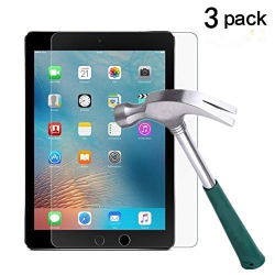 TANTEK Ipad 9.7" (2017) / Ipad Pro 9.7 / Ipad Air 2 / Ipad Air Screen Protector [3-Pack], Tempered Glass Screen