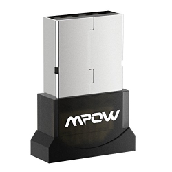 MPOW USB Bluetooth Adapter, Wireless Dongle for Stereo Music, Keyboard, Mouse, PC Desktop Computer With Windows 10
