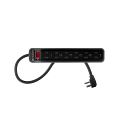 SYNCWIRE Syncpower Indoor Power Bar 6 Outlets In Black