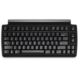 MATIAS Mini Quiet Pro French Kb, PC, USB (Fk303Qpc-Fc) In Black