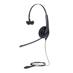 JABRA Biz 1500 On-Ear Noise Cancelling Headset With Mic - - (1513-0157) In Black