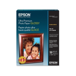 EPSON Ultra Prem Pht Ppr Glossy 8.5X11 50 Shts (S042175)
