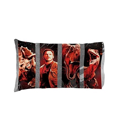 JURASSIC WORLD "eruption" Standard Pillowcase Kids Polyester Pillow Case 1 Piece - 20 X 30 Inch