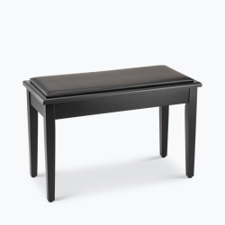 ON-STAGE On Stage Mus Kb8904B Kb8904B Deluxe Piano Bench With Storage Compartment Satin In Black