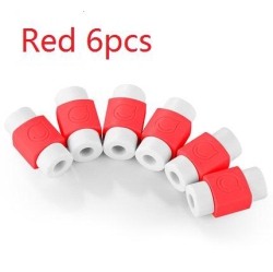 UGREEN Data Cable Tail Protection Sleeve 6PCs In Red