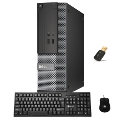 DELL Refurbished (Good) - Refurbished(2015 Model) Desktop PC Optiplex 3020 Sff Intel I5 4570 8GB Ram 128GB SSD Windows 10 Pro HDMI Adapter Wifi