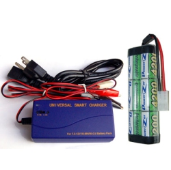 POWER PORTABLE 7.2 Volt Nimh Battery Pack (4200 Mah) + Universal Smart Charger