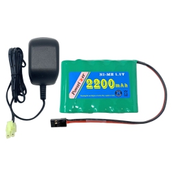 POWER PORTABLE 6 Volt Nimh Battery Pack (2200 Mah) + Charger