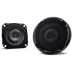 KENWOOD Kfc-1096Ps 4" Round Performance Serie 2-Way Speakers, for Car In Black