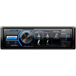 JVC Kd-X560Bt Digital Media Receiver Featuring Bluetooth In Black