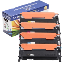 PRINTOXE ® Clt 409S Compatible Set Of 4 Toner Cartridges Clt-409S for Samsung Clp-310 / Clp-310N / Clp-315 / Clp-315W / Clx-3170Fn / Clx-3175 /