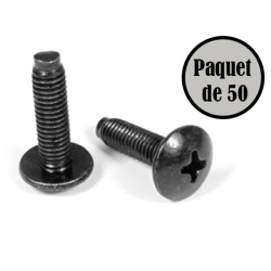 SYNCPOWER Syncsystem Ssys-1032-50 Screws for Av Rack/ Server Cabinet, 50-Pack In Black