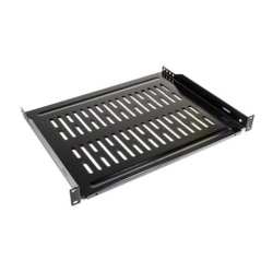 SYNCSYSTEM Ssys-S1Uv Universal Rack Shelf-Vented 1U-14" for Server Cabinet In Black