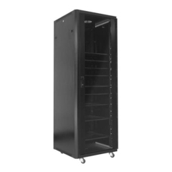 SYNCSYSTEM Ssys-Rack-42 Server Cabinet/ Rack Av 42U With Glass Door In Black