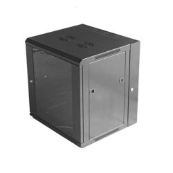 SYNCSYSTEM Ssys-Wm01-15 Hinged Wall Equipment Rack 15U Withtempered Glass Door In Silver