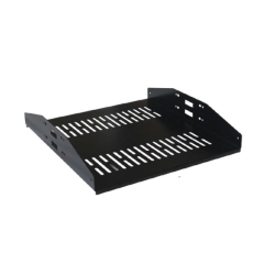 SYNCSYSTEM Ssys-S2Cm Universal Rack Shelf - Centre Mount - Vented 2U-19" for Server Cabinet In Black
