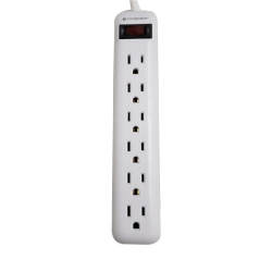 SYNCPOWER Sp-6Pb-W Indoor Power Bar 6 Outlets In White