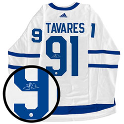 Frameworth Toronto Maple Leafs: White Jersey Signed By John Tavares