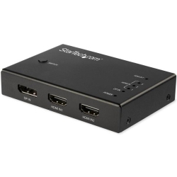 STARTECH 4 Port HDMI Video Switch - 3X HDMI & 1X Displayport - 4K 60Hz