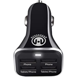 HYPERGEAR Quad USB 6.8A Car Charger