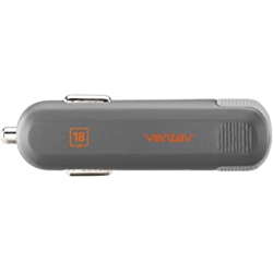 VENTEV 282415 Pd USB-C Port Car Charger 18W In Grey