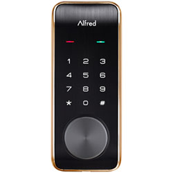 Alfred DB2-B Bluetooth Touchscreen Smart Lock - Gold