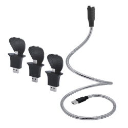 CLIKIT Rattlesnake Coil Flexible Phone / Tablet Holder Charger