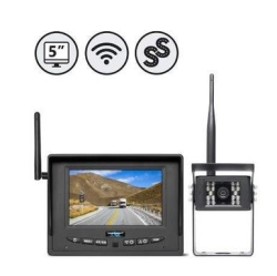 REAR VIEW SAFETY 5" Wireless Display Wireless Backup Camera Adhesive Mount Furrion Adapter