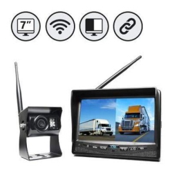 REAR VIEW SAFETY 7" Lw Monitor Backup Camera Rvs-Mount Left Side Camera