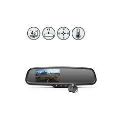 REAR VIEW SAFETY Silverado 1500 Mirror Monitor With Compass And Temperature Tailgate Camera 33Ft Cable