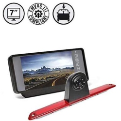 REAR VIEW SAFETY Sprinter Backup Camera 7" Replacement Mirror Monitor Sprinter Mounting Pin 33Ft Cable