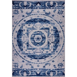 LA DOLE RUGS Ladole Rugs Kahina Traditional Botanical Style Innovative Area Rug Carpet In Blue, 8X11 (7'10" X 10'5", 240Cm X 320Cm)