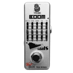 HOT BOX PEDALS Hot Box Boom Bass Graphic Eq Attitude Series Effect Pedal