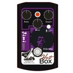 HOT BOX PEDALS Hot Box Hb-Vb5 Jimi Zero Vibe & Chorus Effect Pedal