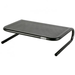 ALLSOP Metal Art Jr. Monitor Stand With 14" Wide Platform - Pearl In Black