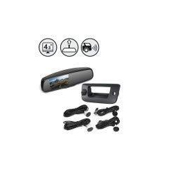 REAR VIEW SAFETY Sierra 1500 2007-2013 Mirror Monitor With Sensors Sierra Tailgate Camera 33Ft Cable