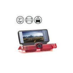 REAR VIEW SAFETY 7" Clip-On Mirror Monitor Chevy Express Camera Mv1 Camera 33Ft Cable