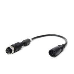 REAR VIEW SAFETY Adapter Cable for Safety Vision 4 Pin Mini Din Female - 5 Pin Female