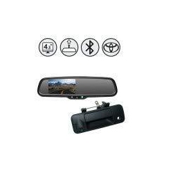 REAR VIEW SAFETY Bluetooth Mirror Monitor Tailgate Camera 33Ft Cable for Toyota Tundra