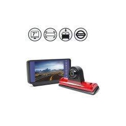 REAR VIEW SAFETY Backup Camera System for Nissan Nv Vans Clip-On Mirror Monitor
