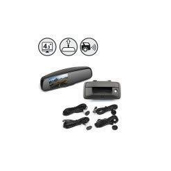 REAR VIEW SAFETY Sierra 1500 2014-2017 Mirror Monitor With Sensors Sierra Tailgate Camera 33Ft Cable