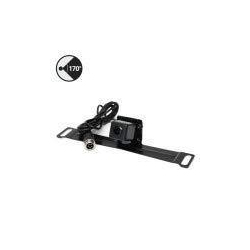 REAR VIEW SAFETY License Plate Mounted Backup Camera 33' Cable Rca Adapter