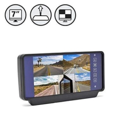 REAR VIEW SAFETY 7" Quad View Replacement Mirror Monitor