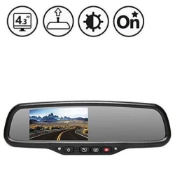 REAR VIEW SAFETY G-Series Rear View Replacement Mirror Monitor With Auto-Dimming And Onstar