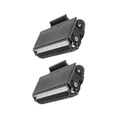 PRINTER SOLUTION Compatible 2 Pack Brother Tn580 Toner Cartridge In Black