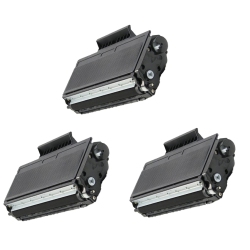 PRINTER SOLUTION Compatible 3 Pack Brother Tn580 Toner Cartridge In Black