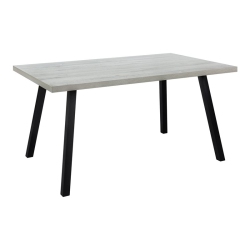MONARCH Specialties I 1136 Table A Manger - 36"x60" Gris / Metal Noir
