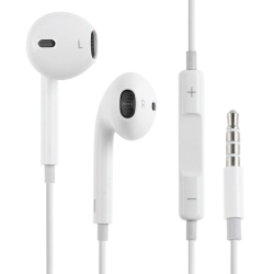 CSMART 3.5MM Audio Jack Iphone Headphones Earphones Earbuds With Volume Buttons & Mic Compatible for Iphone 5 5S Se 6 6S Plus