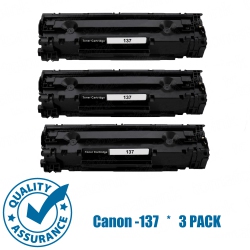 PRINTER PRO 3 Pack Canon 137/canon-137 Toner Cartridge-Canon Printer Mf212/216/217/227/229/232/236/244/247/249 In Black