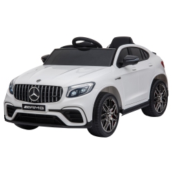 AOSOM 12V/7Ah Kids Ride On Car, Mercedes Benz Amg Glc63S Coupe, Electric Car \w Remote Control, Handle, 2 Speed, \w Music, Electric Light, Easy To